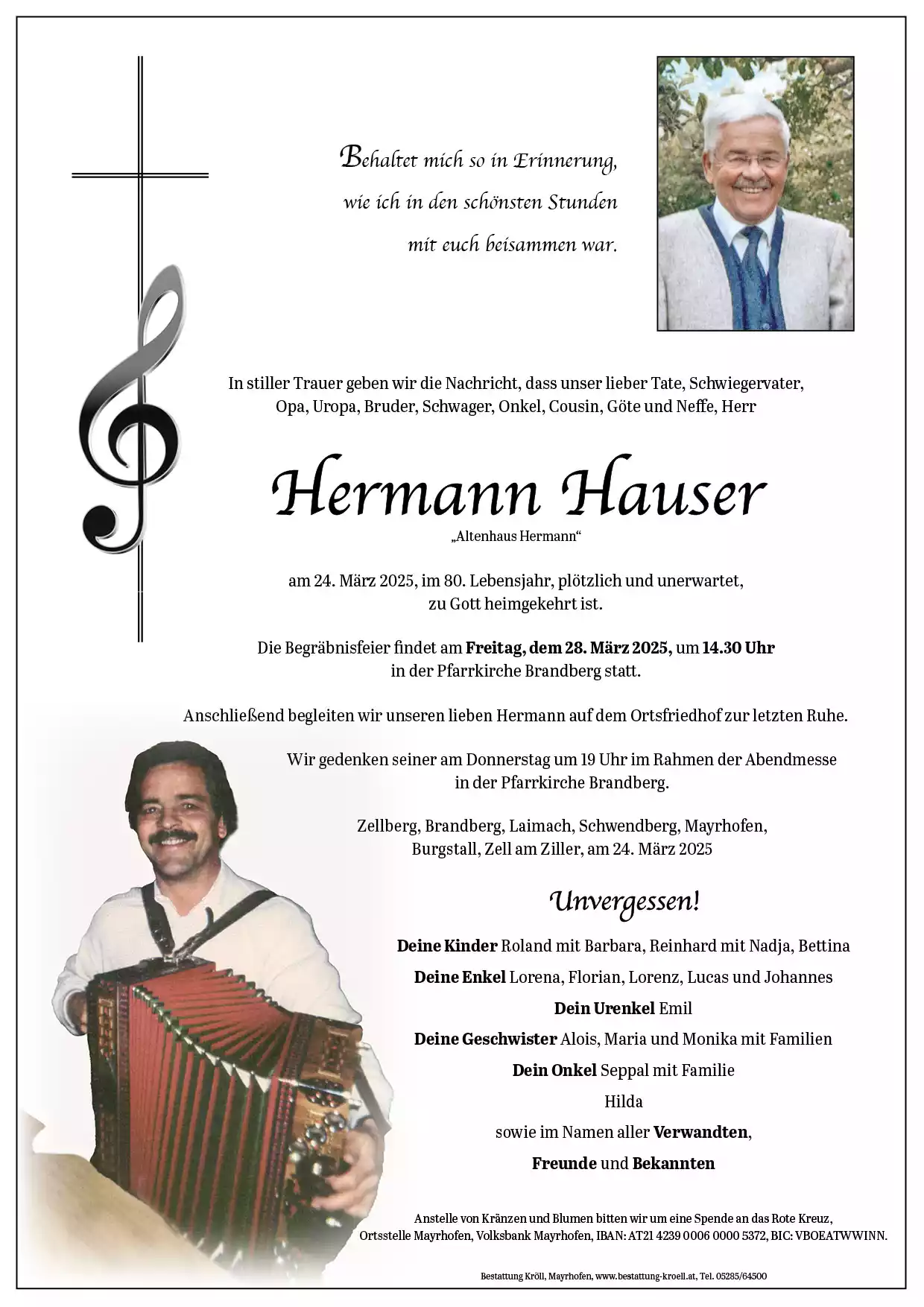 Parte von Hermann Hauser